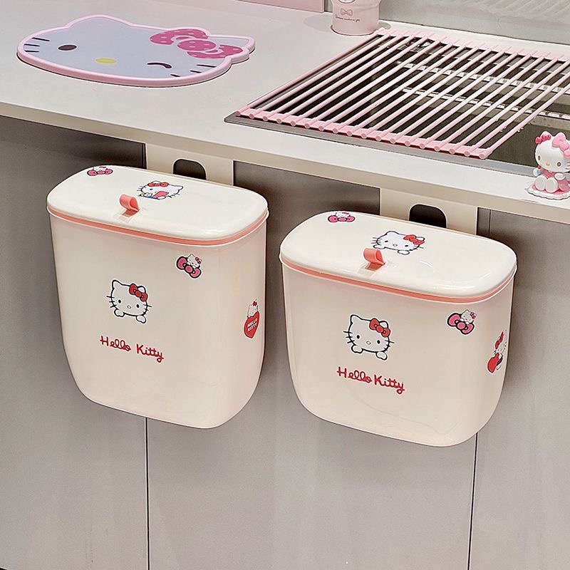 Commercial Kitchen Bin - Kawaii Karikatür Su Geçirmez Etiketli Asılı